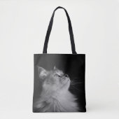 Siberische kat-Canvas tas (Voorkant)