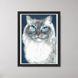Siberische Kat Doek Canvas Afdruk