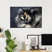 Siberische kat poster (Thuiskantoor)