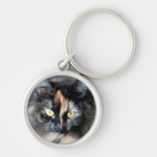 Siberische kat sleutelhanger (Voorkant)