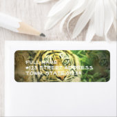 Siberische tijger retour adres label (Insitu)