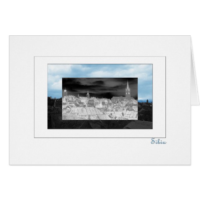 Sibiu Panorama Uitzicht (Voorkant Horizontaal)