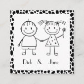 Siblings are Forever - Gift Card Enclosure Informatiekaartje (Voorkant)