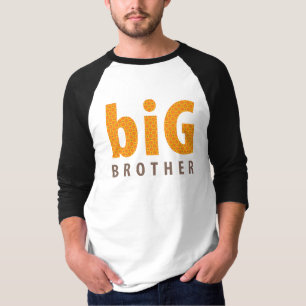 SIBLINGS COLLECTIE - grote broer {sinaasappel} T-shirt