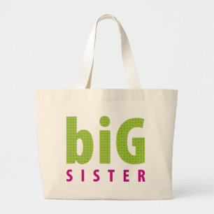 SIBLINGS COLLECTIE - grote zus {limoen} Tote Bag