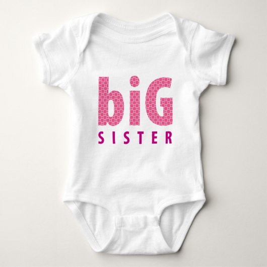 SIBLINGS COLLECTIE - grote zus {roze} Romper (Voorkant)