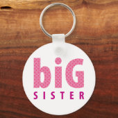 SIBLINGS COLLECTIE - grote zus {roze} Sleutelhanger (Voorkant)