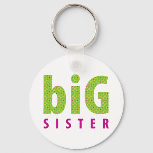 SIBLINGS COLLECTIE - grote zuster {limoen} Sleutelhanger