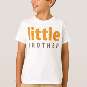 SIBLINGS COLLECTIE - weinig broer {sinaasappel} T-shirt