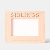Siblings Dictionary Definitie Fun Gegraveerde Lijstjes (Voorkant)