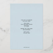 Siblings Double Afstuderen Folie Invitation Uitnodiging (Achterkant)