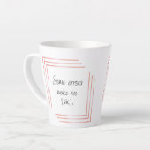 Sic Latte Mug (Angle gauche)