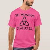 Sic Mundus Creatus Est T-shirt (Voorkant)