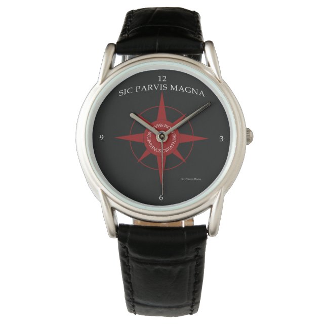 Sic Parvis Magna Montre Classique Homme (devant)