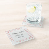 Sic roze Onderzetter (Schuin)