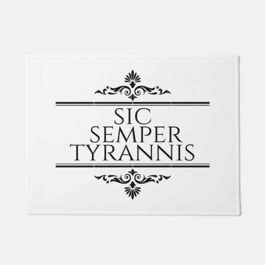 Sic Semper Tyrannis Deurmat (Voorkant)