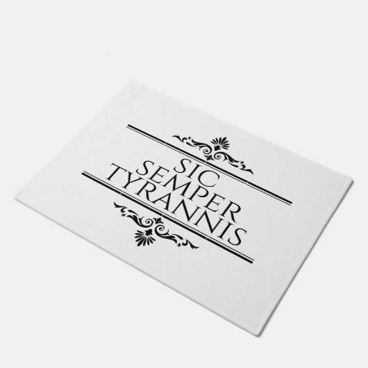 Sic Semper Tyrannis Deurmat (Schuin)