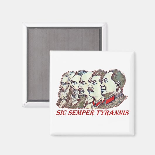 Sic Semper Tyrannis Magneet (Voorkant / Achterkant)