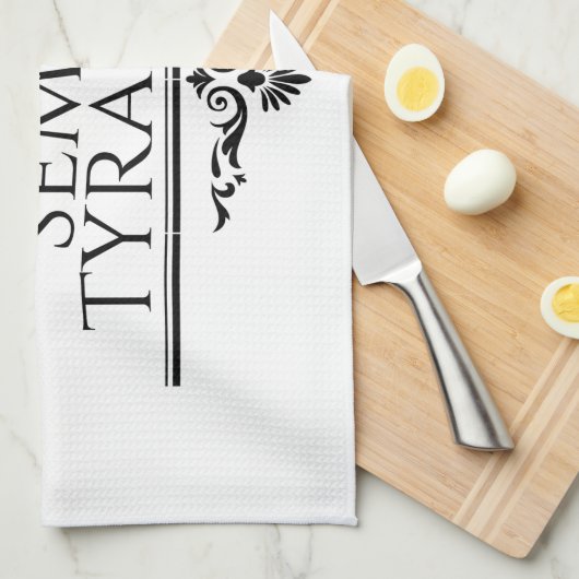 Sic Semper Tyrannis Theedoek (Quarter Fold)