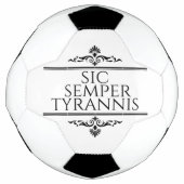 Sic Semper Tyrannis Voetbal (Voorkant)