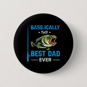 Sically Beste Vader Ooit Visser Vader's D Ronde Button 5,7 Cm