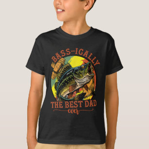 Sically De Beste Vader Ooit B Gevist Fisher Father T-shirt
