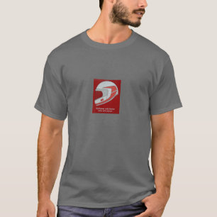 Sicherer mit Helm T-shirt