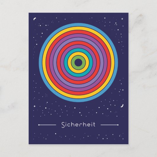 Sicherheit Briefkaart (Voorkant)