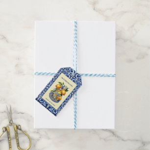 Sicilaanse tegel Italiaans restaurant Limoncello Cadeaulabel