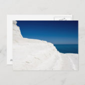 Sicile - Carte postale Scala dei Turchi (Devant / Derrière)