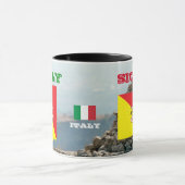 Sicile Drapeau & Cimier Mug personnalisable (Centre)