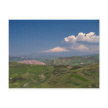 Sicile - Erupting Etna carte postale