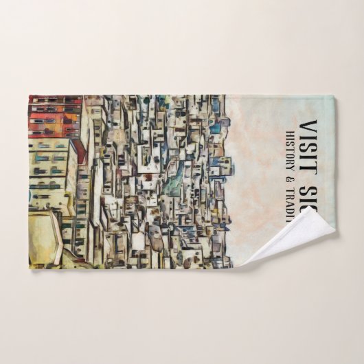 Sicile - HISTOIRE & TRADITION (Serviette à main)