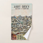 Sicile - HISTOIRE & TRADITION (Serviette à main)