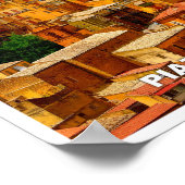 Sicile Piazza Armerina Affiche de voyage (Coin)