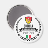 Sicilia Magneet (Voorkant / Achterkant)