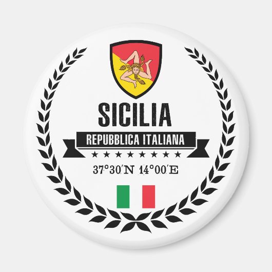 Sicilia Magneet (Voorkant)