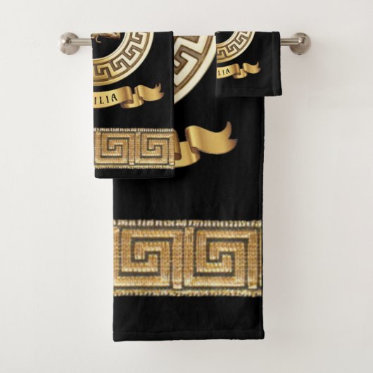 Sicilia (met Trinacria), symbool Doordhanddoekset Bad Handdoek (Insitu)