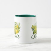 Sicilia Mt.Etna Design Mug Mok (Midden)