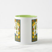 Sicilia Mt.Etna Trinacria Design Mug (Centre)