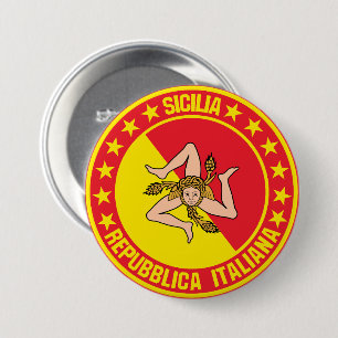 Sicilia Ronde Button 7,6 Cm
