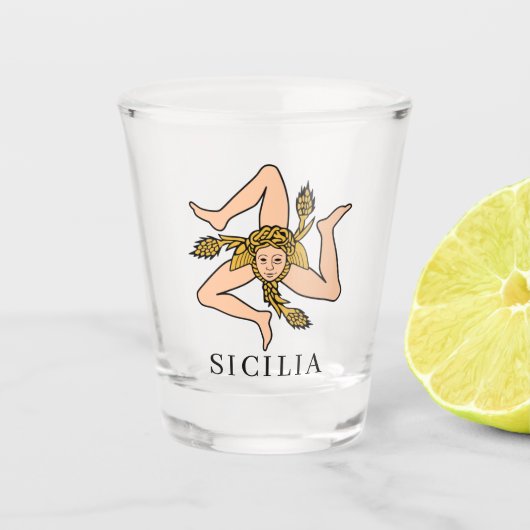 Sicilia Shot Glas (Voorkant)