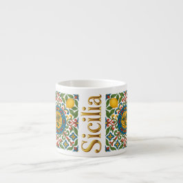 Sicilia Sicilian Pattern Espresso Kop