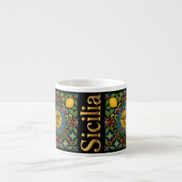 Sicilia Sicilian Pattern Espresso Kop