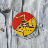 Sicilia (Sicilië) Ronde Button 4,0 Cm (In situ)
