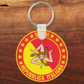 Sicilia Sleutelhanger (Voorkant)