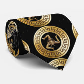 Sicilia (Symbole Trinacria) Cravate d'or Premium (Roulé)