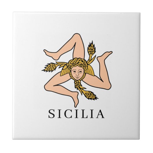 Sicilia Tegeltje (Voorkant)