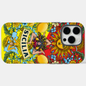 Sicilia Trinacria iPhone 16 Pro Max hoesje (Achterkant (horizontaal))