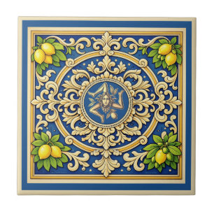 Sicilia Trinacria Siciliaans ontwerp Tegeltje